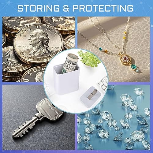 Plug Storage Realistic Looking Charger with Storage Hiding Places for Valuables Charger Diversion Safe, White - White thumbnail 6