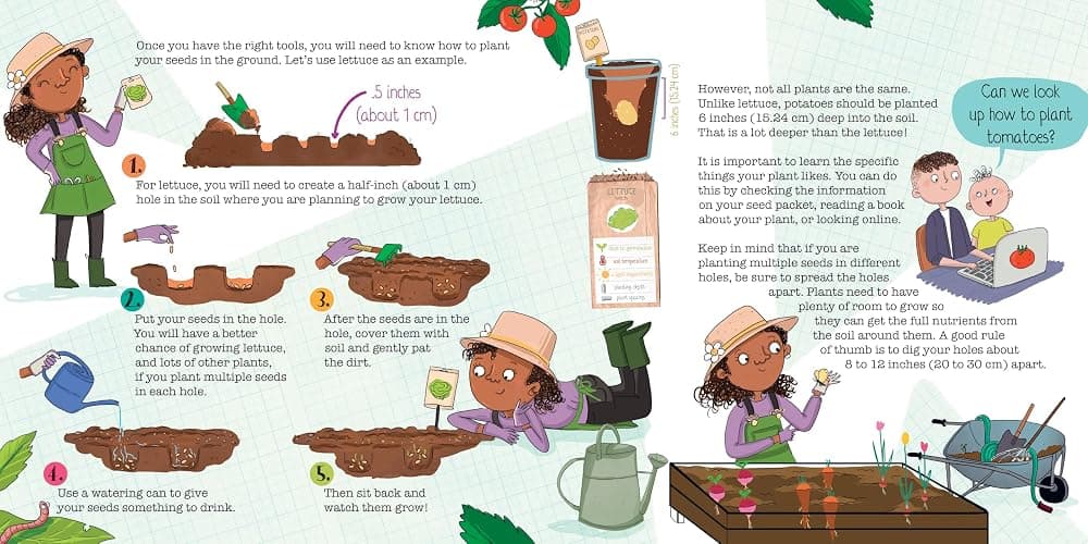 How Do Seeds Grow Into Gardens?: A Hands-On Book About Gardening thumbnail 5