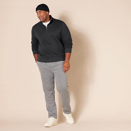 Amazon Essentials mens Long-Sleeve Quarter-Zip Pullover Fleece Sweatshirt thumbnail 8