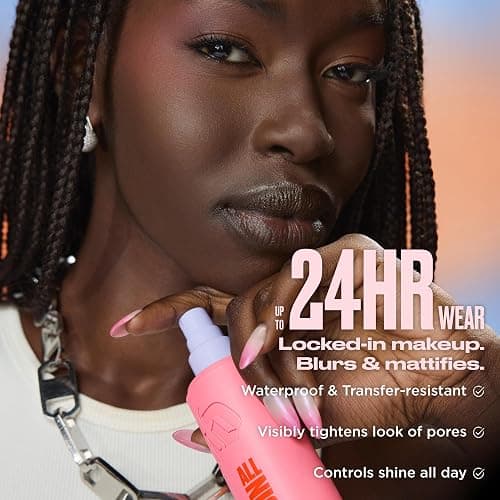 Urban Decay All Nighter Waterproof Makeup Setting Spray - Blurring Matte Finish, Up to 24HR Wear, Ultra-Fine Facial Mist, Mattifying Oil Control Face Primer, Smudge-Proof, Transfer-Resistant thumbnail 5