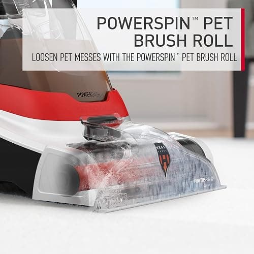 Hoover PowerDash Pet+ Compact Carpet Cleaner Machine, Lightweight Carpet Shampooer Machine, Pair with a Hoover Carpet Cleaner Solution for a Bright, Refreshed Home thumbnail 6
