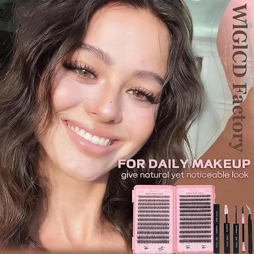 Lash Clusters Kit, Eyelash Clusters Individual Lash Extension Kit 480 Pcs D Curl Fluffy Wispy False Eyelashes Extensions Thin Band with Bond Seal Tweezers Brush Removers (30D+40D KIT 9-16mm) thumbnail 4