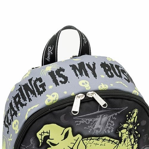Wondapop - Oogie Boogie 13"" Deluxe Nylon Daypack, Black thumbnail 2