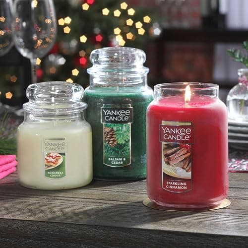 Yankee Candle Scented Candle, Sparkling Cinnamon, Original Large Jar Candle, 110-150 Hours of Burn Time, 22 oz. thumbnail 10