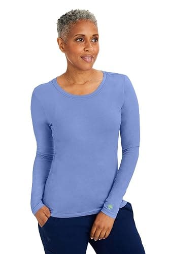 Healing Hands Women's Underscrub Soft Knit Melissa Longsleeve Scrub Tee with Breathable & Easy Care Fabric 5047 thumbnail 6
