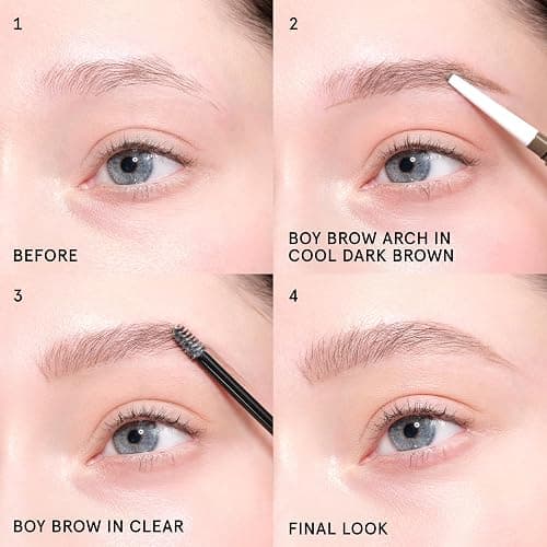 Glossier Boy Brow Eyebrow Gel & Volumizing Pomade, Brown | Subtly Tinted, Defines, Conditions, Thickens & Shapes Eyebrows, Creamy Flexible Hold, No Flaking, Precision Application thumbnail 6