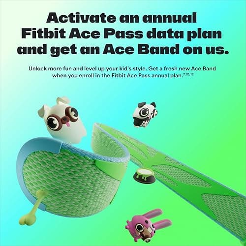 Fitbit Google Ace LTE - Kids Smartwatch with Call, Message, GPS, and Activity-Based Games, Ace Pass Data Plan Required - Spicy - Moovin thumbnail 2