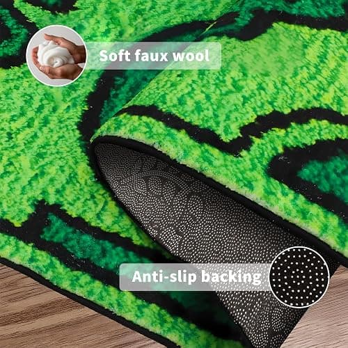 Yeahjiae Cute Money Rug 3x2 Non-Slip Machine Washable Cool Cartoon Bedroom Rug for Bathroom, Living Room, Front Door, Playroom (35.5 * 23.6 inch) thumbnail 4