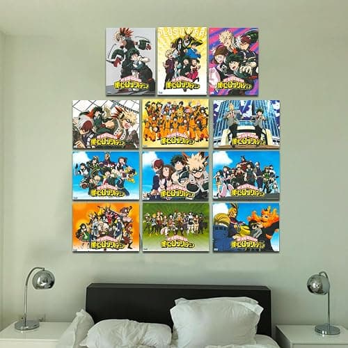 集英社 My Hero Academia Poster Set - Room Decor Bundle with 14 My Hero Academia Wall Art Posters 8" x 11" Plus More thumbnail 3
