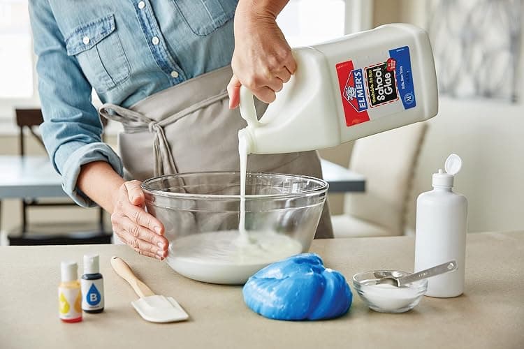 Elmer's White Liquid School Glue, 1 Gallon, Safe, Washable, 1 Count, - #1 Teacher Brand, Bulk Arts & Crafts, Projects, Classroom Supplies, Great for Making Slime thumbnail 4