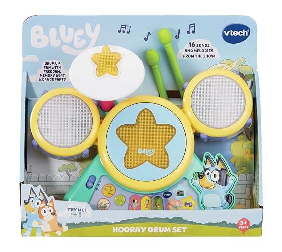 VTech Bluey Hooray Drum Set thumbnail 5