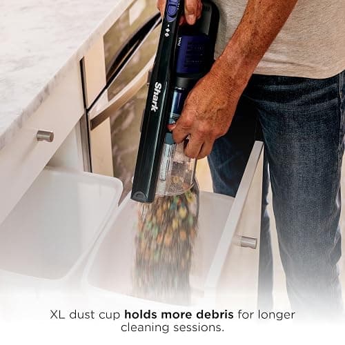 Shark Pet Cordless Stick Vacuum, Grey, IX141 | HyperVelocity Suction, XL Dust Cup, LED Headlights, Removeable Handheld, Crevice & Pet Tool, 40-Min Runtime, Lightweight thumbnail 7