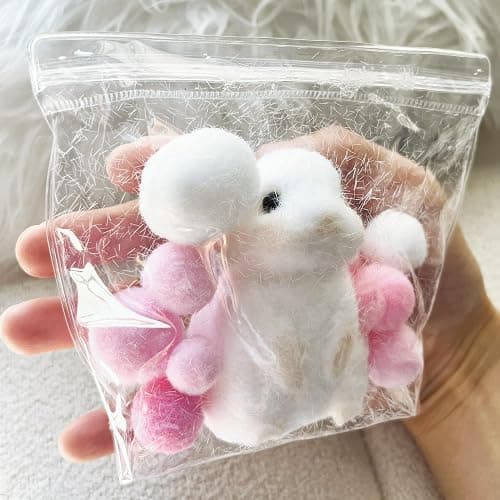 Handmade Taba Squishy Ultra Soft Squishy Fidget Toys Silicone Squeeze Toy for Kids & Adults ( Bunny ) thumbnail 4