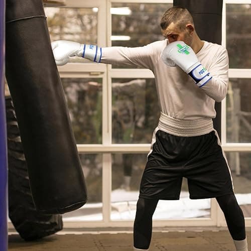 POZTEV Boxing Gloves for Men & Women Professional Workout Gloves for Sparring, Heavy Bag Training - Muay Thai Focus Mitts Punching Bag Ideal for MMA & Kickboxing Gloves thumbnail 3