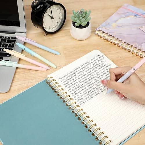 Ddaowanx Gel Pens Set,10 Pcs 0.5mm Retractable Quick Dry Black Ink Pens | Fine Point Smooth Writing Pens for Journaling,Cute Stationery Office&School Supplies,Gifts for Women Stocking Stuffers thumbnail 2