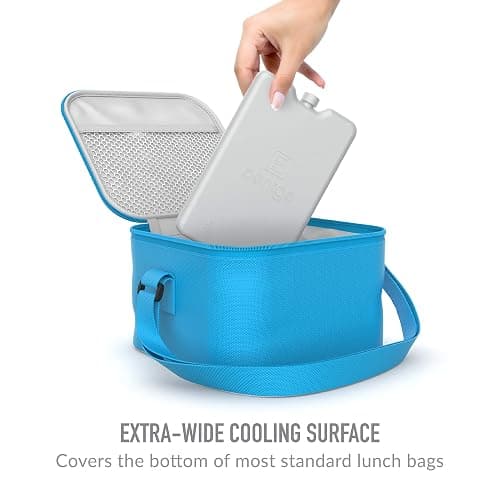 Bentgo Ice Lunch Chillers - Ultra-Thin Ice Packs Perfect for Everyday Use in Lunch Bags, Lunch Boxes and Coolers - 4 Pack (Gray) thumbnail 5