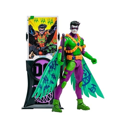 McFarlane Toys - DC Multiverse Red Robin (Jokerized) Gold Label, 7in Action Figure thumbnail 4