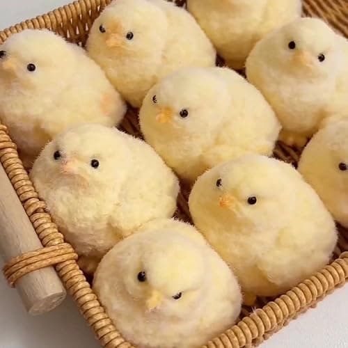 2 Pack Big Handmade Chick Taba Squishy Soft Fidget Squeeze Toys, Stress Relief Sensory Toy, Chicken Squishies for Adults thumbnail 4