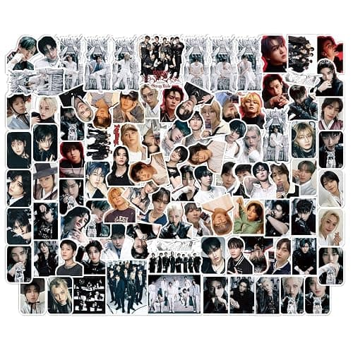 KPOPBP Giant Album Gift box, 55 PCS Photocards Set, KPOP Cards, Lanyards, Stickers, Keychain, Gift for SKZ Boys and Girls thumbnail 5