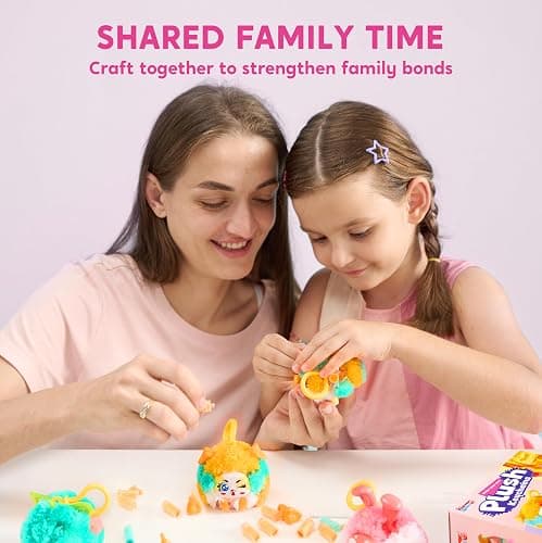 Klever Kits DIY Plush Keychain Making Craft, DIY Arts & Craft Set with 3 Models, Create Your Own Stuffed Keychain for Boys and Girls Ages 6 7 8 9 thumbnail 5