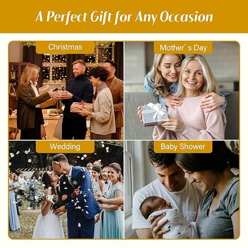 Synovana Gold Bee Picture Frame for 4x6 Photos – Elegant Decorative Bumble Bee Photo Frame Accents – Thoughtful Gift for Her Wedding Anniversary or Nature-Inspired Home Décor thumbnail 7