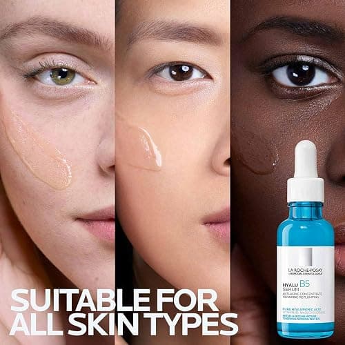 La Roche-Posay Hyalu B5 Pure Hyaluronic Acid Serum for Face, Vitamin B5 + Hyaluronic Acid + Madecassoside, Hydrating Serum Visibly Plumps Skin, Sensitive Skin Safe, Anti Aging, Oil-Free thumbnail 6