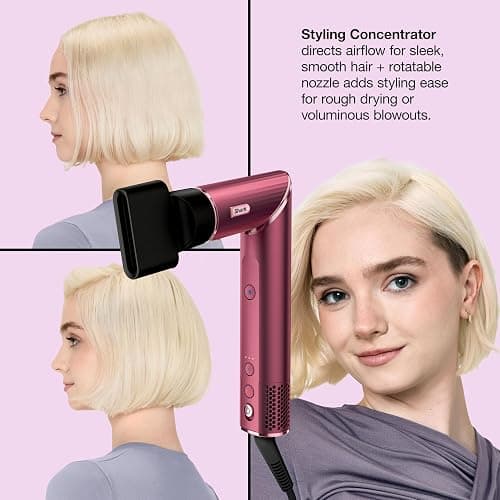 Shark FlexStyle | Air Multi-Styler & Drying System | Hair Dryer Brush for Blowouts with Coanda Auto- Wrap Curlers, Round & Paddle Brush, Diffuser & Concentrator Attachment | Black Cherry | HD457CR thumbnail 5