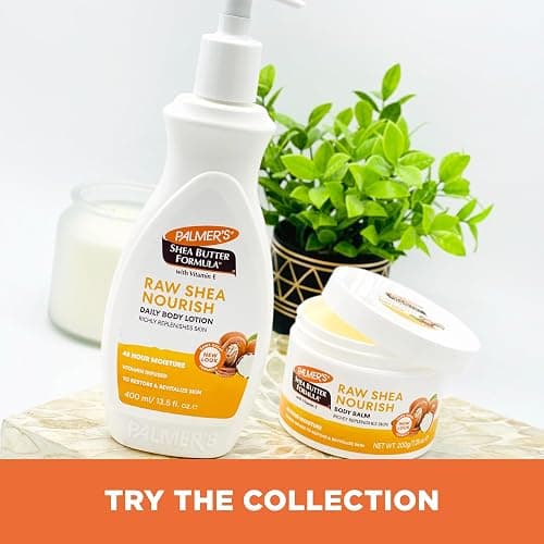 Palmer's Shea Butter Formula Raw African Shea Butter Balm, Nourishing Body Moisturizer for Rough, Dry Skin, 7.25 Ounces thumbnail 10