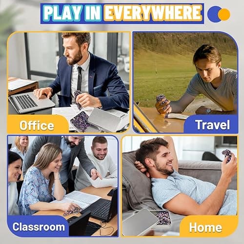 Chilvil Fidget Toys for Teen Boys Adult, Metal Squishy Squeeze Toys for Teen Girls Cool Gadgets Gift Quiet Office Desk Sensory Autism Autistic 500pc Fidgets Beads Stones ADHD Ferrite Putty thumbnail 5