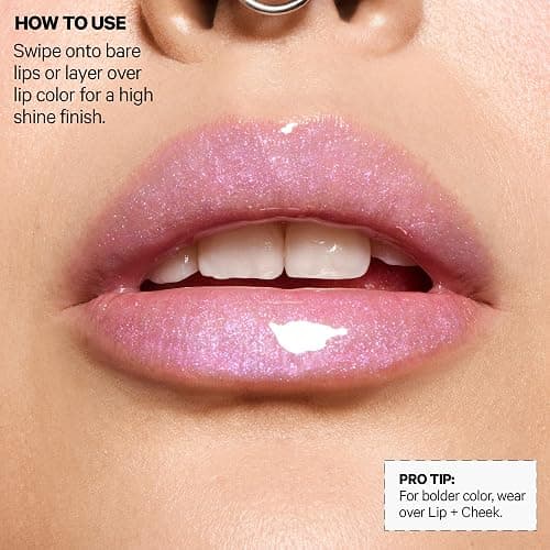 Milk Makeup Odyssey Lip Oil Gloss - For Fuller and Glossy Lips - Long Lasting Moisture - Semi-Sheer Color - Vegan Cruelty Free thumbnail 7