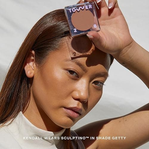 Tower 28 Sculptino Soft-Matte Cream Contour and Bronzer - Clean, Cruelty-Free Face Makeup – Sensitive Skin Safe - Shade: Getty, Light Medium with Neutral Undertones, 0.16 FL Oz / 4.5 mL thumbnail 5