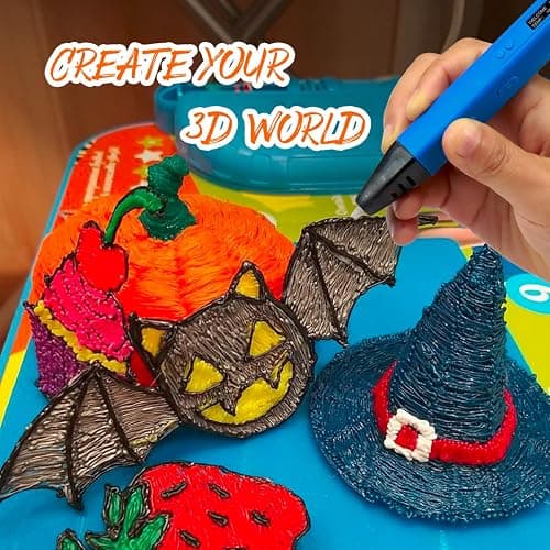 Kretrum 40 Colors PLA 3D Pen Filament Refills Compatible with SCRIB3D MYNT3D PIKA3D 3D Pen Most 1.75mm 3D Prining Pens NOT FIT 3Doodler Start Pen thumbnail 4