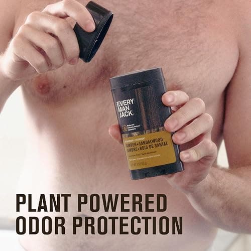 Every Man Jack Cedar + Red Sage Men’s Deodorant - Stay Fresh with Aluminum Free Deodorant For all Skin Types - Odor Crushing, Long Lasting, with Naturally Derived Ingredients - 3oz (2 Pack) thumbnail 3