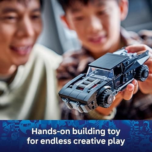 LEGO DC Batman: The Batman Batmobile Building Toy for Kids - Building Blocks W/Batman Minifigure & Golden Coin - Super Hero Room Decor for Boys & Girls, Ages 9+ - Gift Idea for Birthdays - 76332 thumbnail 4
