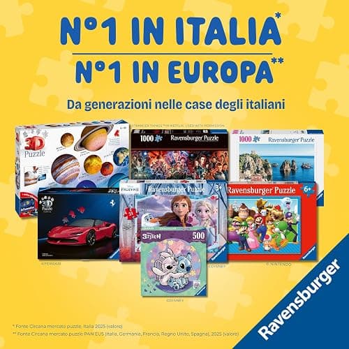 Ravensburger - Puzzle 1000 Pezzi Disney Christmas | Puzzle Disney Per Adulti E Bambini Con Una Misura Di 70x50 Cm | Regalo Per Adulti E Bambini Da 14 Anni E Più thumbnail 5