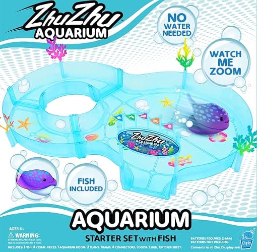 zhuzhu Aquarium Starter Set with 2 Fish thumbnail 5
