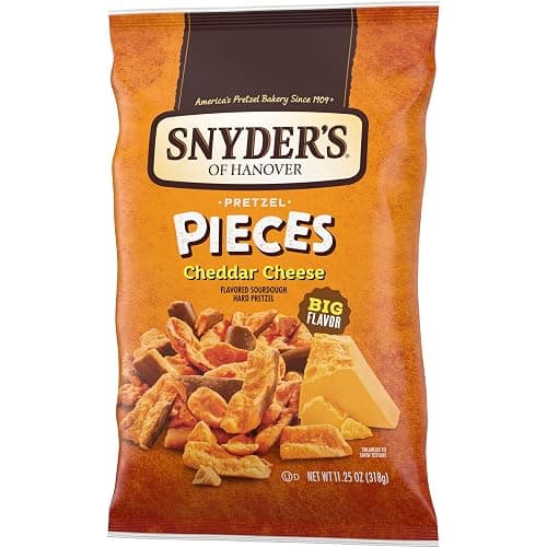 Snyder's of Hanover Cheddar Cheese Flavored Pretzel Pieces, 11.25 Oz thumbnail 6