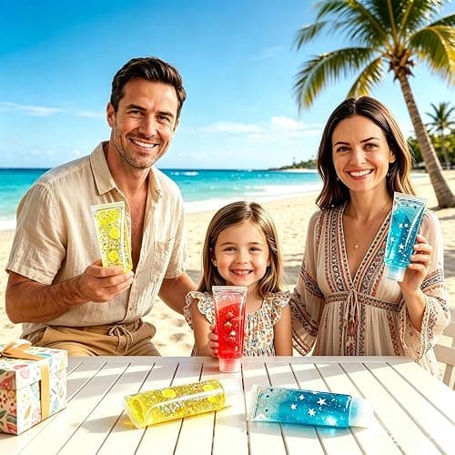 3PCS Bottle Squishy Fidget, Toothpaste Shaped Squishy, Soft Slow Rising TPR Squeeze with Fruit Charms, Cute Sensory Stress Relief and Anxiety Relief thumbnail 2