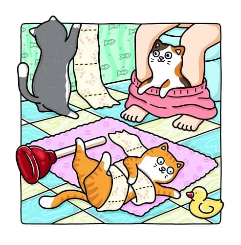 Naughty Cats: Cattitude Coloring Book for Adults and Teens (Cat & Dog Coloring Book) thumbnail 5