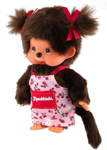 Monchhichi - Girl Flower Apron Plush Doll thumbnail 2