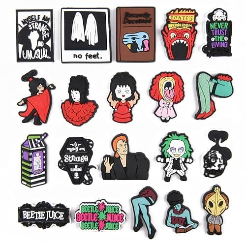 Horror Movie Shoe Charms Shoes Decoration Halloween Accessories for Teens Boys Girls Wristband Bracelet Birthday Halloween Gifts - Image 1