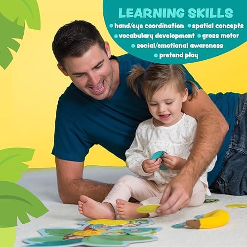 Peaceable Kingdom Monkey Around First Game for Toddlers Interactive Play with Parent Ages 2+ thumbnail 5