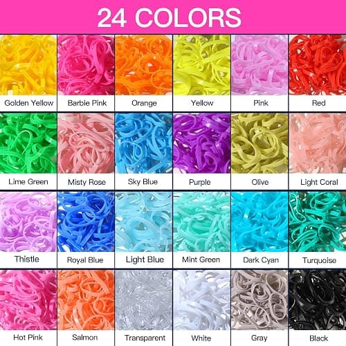 YGDZ Elastic Hair Bands, Colorful Toddler Hair Accessories for Girls, Baby, Mini Rubber Bands for Hair, Small Hair Ties Set, Christmas Stuffers Xmas Gift, Hair Accessories for Teen Girls, Kids thumbnail 4