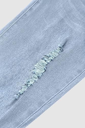 PEIHOT Vintage Bell Bottoms Flare Jeans for Women 90s High Waist Ripped Distressed Wide Leg High Rise Denim Pants thumbnail 4