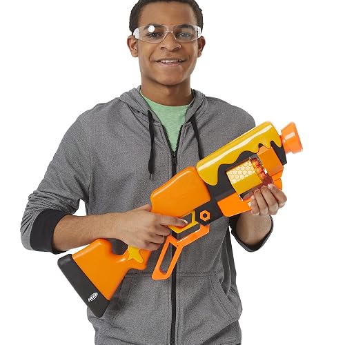 Nerf Roblox Adopt Me!: Bees! Lever Action Dart Blaster, Rotating 8-Dart Drum, 8 Elite Darts, Code to Unlock in-Game Virtual Item thumbnail 7