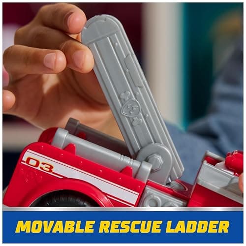 Paw Patrol, Marshall’s Firetruck, Toy Vehicle with Collectible Action Figure, Sustainably Minded Kids Toys for Boys & Girls Ages 3 and Up thumbnail 5