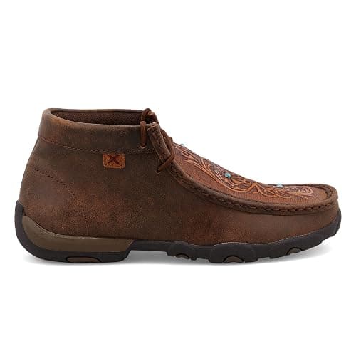 Twisted X Womens Handcrafted Cowgirl Lace-up Chukka Shoes thumbnail 6