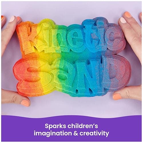 Kinetic Sand, 6lbs Mega Mixin’ Bag with Red, Yellow & Blue Play Sand, Amazon Exclusive (Packaging May Vary), Sensory Toys, Holiday Gifts & Stocking Stuffers for Kids Ages 3 and up thumbnail 5