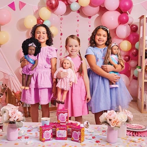 Our Generation – 18-Inch Doll Accessories – Toy High Chair – Booster Seat – Pretend Play 3+ Years – Let's Hang Clip – On Chair – Cat Print thumbnail 2