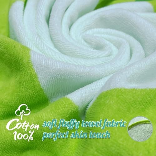 Maleroads Soft Cotton Baby Bath Towel Beach Towel Bathrobe for Kids 0-8 years thumbnail 5